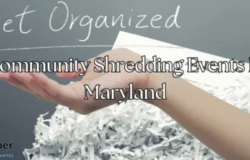 Free paper shredding events in Maryland